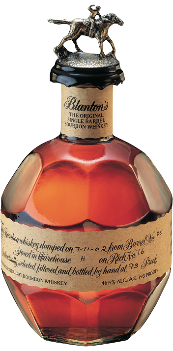 Bottle of Blanton’s Original Single Barrel Bourbon
